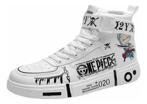 Zapatos Deportivos De One Piece, Zapatos De Patineta Luffy