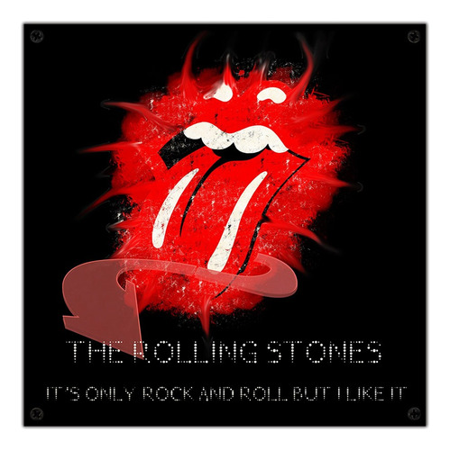 #105 - Cuadro Decorativo Vintage / The Rolling Stones Rock