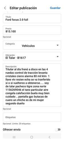 Ford Focus III 2.0 Se
