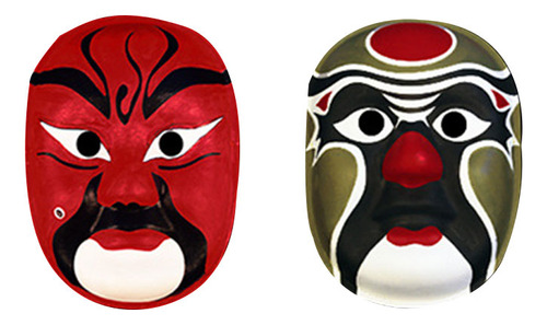 2 Máscaras Hechas A Mano, Ecológicas, Con Estampado De Ópera