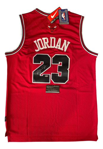 Jersey Autografiado Por Michael Jordan Autografo Certificado