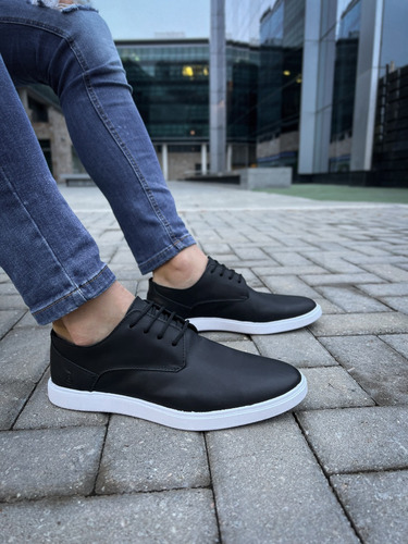 Zapatos Zapatillas De Vestir Urbano Cuero Hombre Libertarios