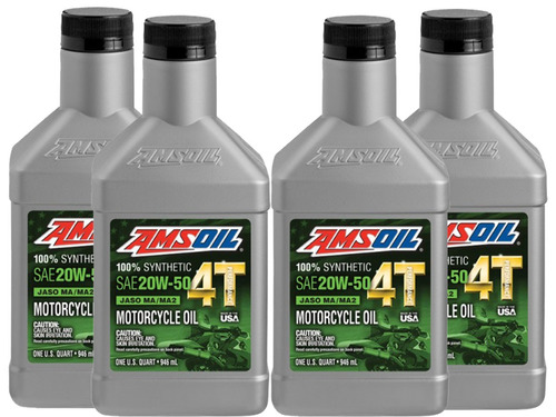 20w50 Amsoil Performance Pack 4l Aceite Moto