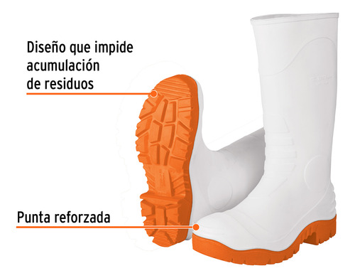 Botas Sanitarias # 27, Truper, 17392