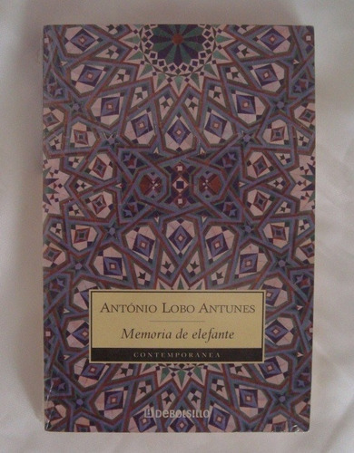Memoria De Elefante Antonio Lobo Antunes Libro Original 