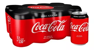 Refrigerante Coca Cola Zero Açucar Lata 350ml - 12 Unidades