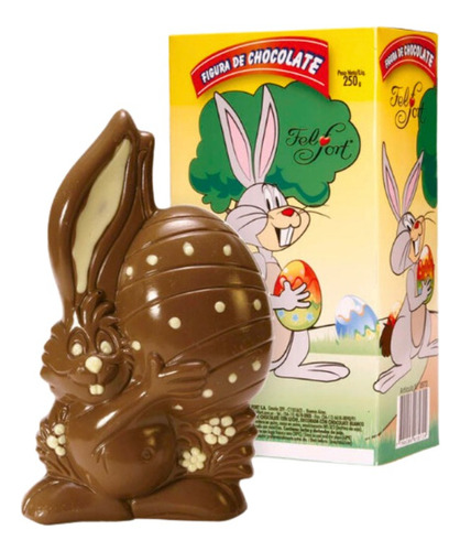 Conejo De Pascua X250 Grms Fel Fort *huevos De Pascua*