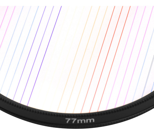 Filtro De Lente Anamórfica Streak De 77 Mm Para Cámaras Réfl