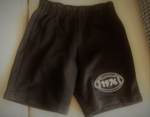 Short Niños Pantalon Corto Deportivo Bermuda Negro T4 Años