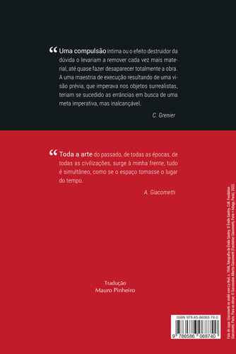 Alberto Giacometti, De Catherine Grenier. Editora Estação Liberdade, Capa Mole Em Português