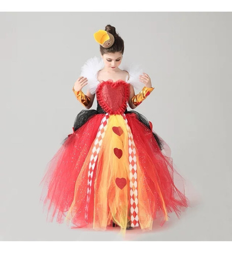 Disfraz Reina De Corazones Niña-halloween