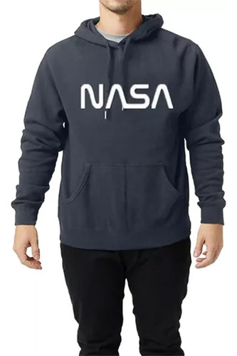 Hoodie Sudadera Nasa Capuacha Moda Cálido