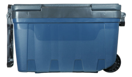 Caixa Termica Ice Box Cooler 54l C/rodas (cinza/azul) - Ntk