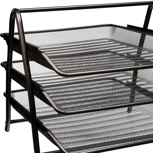 Bandeja organizadora negra Iron | Kenayhome