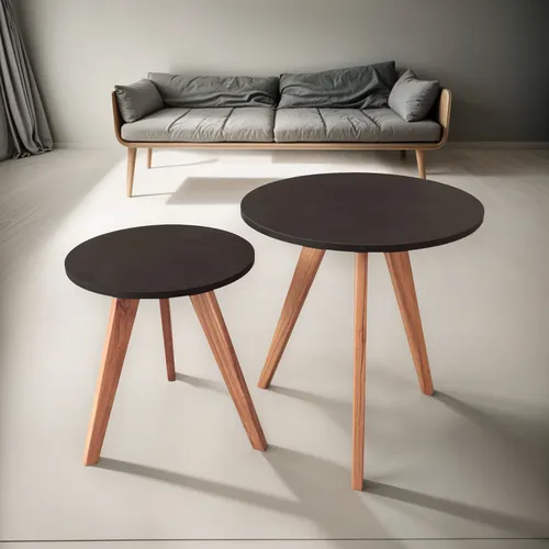 Mesa Auxiliar Escandinava Decorativa Setx2 Mediana/grande