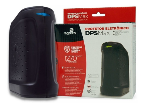 Protetor Eletrônico Digital Dps Ragtech 20dps 4770 Bivolt