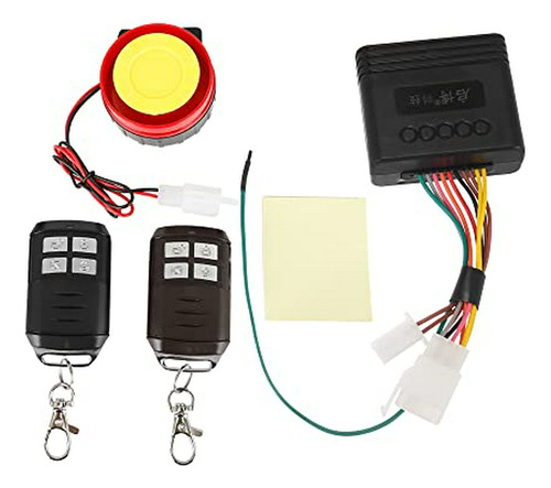 Sistema De Alarma Para Moto  Dc 9-24v Con Control Remoto Y A