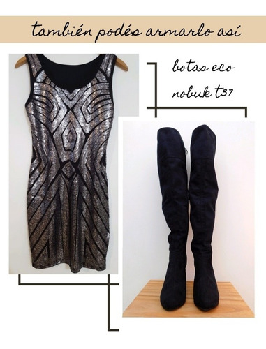 Vestido Mini Mujer Noche