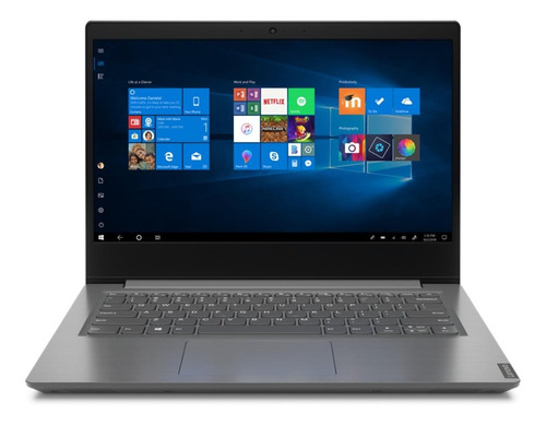 Laptop Lenovo V-Series V14-IIL iron gray 14", Intel Core i3 1005G1 8GB de RAM 1TB HDD, Intel UHD Graphics 1366x768px Windows 10 Pro