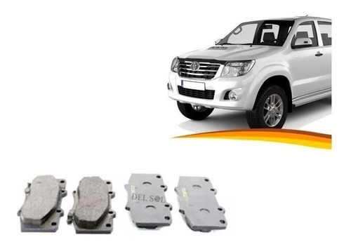 Pastilla Freno Delantero Toyota Hilux 2.5 2011 / 2015 El Set