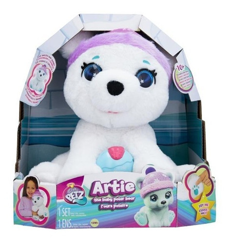 Pelúcia Interativa Club Petz Artie Urso Polar Orig Multikids