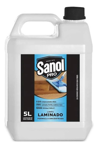 Limpa Laminado Sanol Pro 5l