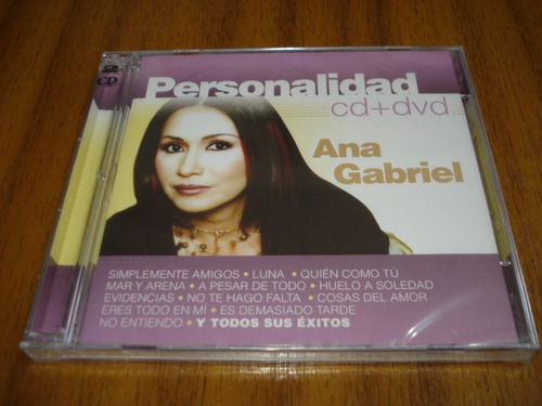 Cd+dvd Ana Gabriel / Personalidad - Exitos (nuevo Y Sellado)