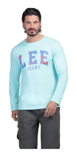 Playera Clasica Lee Manga Larga Hombre C32