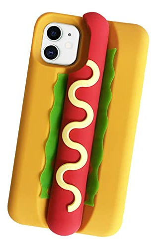 Funda Para iPhone 13 Hot Dog Thick Silicon-02