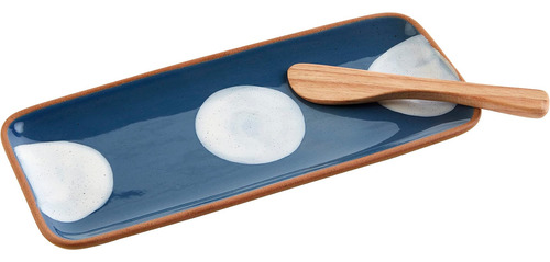 Juego De Platos Mud Pie Blue Everything 4 X 9 | Esparcidor 5