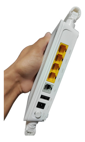 Módem router Ont Huawei EG8145v5 V2 de doble banda, 2,4 a 5 GHz, apc, color blanco