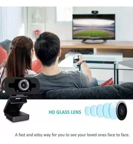 Camara Webcam Usb Con Micrófono Teletrabajo Videoconferencia