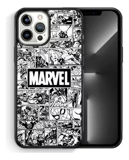 Funda Protectora Para iPhone Marvel Comics Super Heroes Case