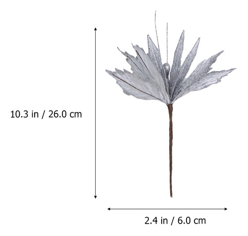 6pcs Christmas Simulation Flower Festival Christmas Tree Pro