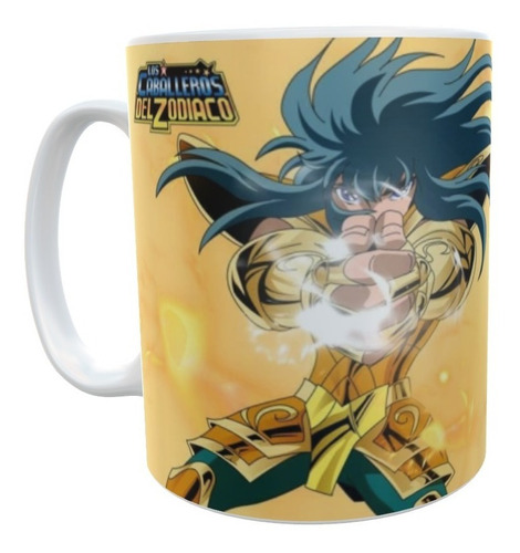 Taza Cerámica Camus  Acuario Caballero Del Zodiaco Sublimada