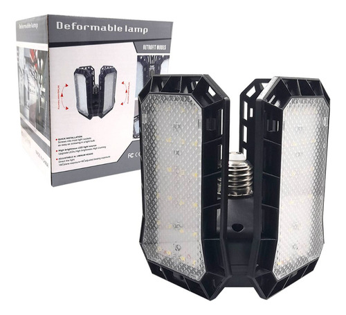  Ampolleta Led De 80w Angulo Ajustable De 4 Aspas