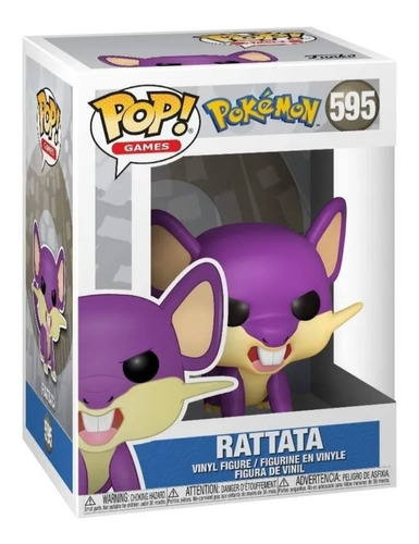 Funko Pop Games Pokémon  Rattata - 595 Original  - 485038