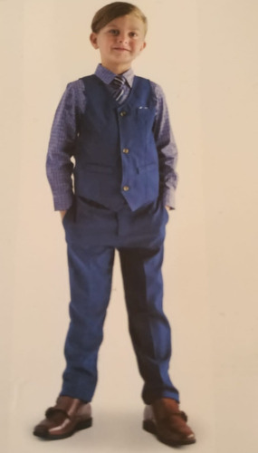 Traje De Vestir Para Niño. Set De 4 Pzas Andy & Evan Talla 6 | Meses sin intereses Traje De Vestir Para Niño. Set De 4 Pzas Andy & Evan Talla 6 | Meses sin intereses