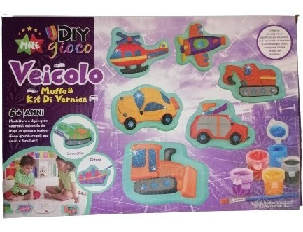 Set Creativo De Arcilla De Autos Y Vehículos Niños