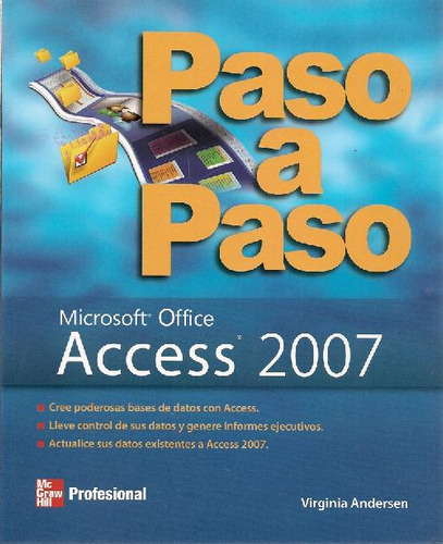 Libro Paso A Paso Access 2007 Microsoft Office De Virginia A