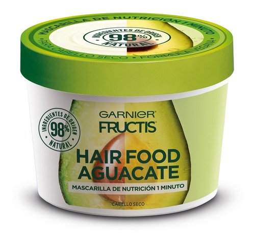 Fructis Hairfood Máscara De Nutrición Cabello Seco 350ml