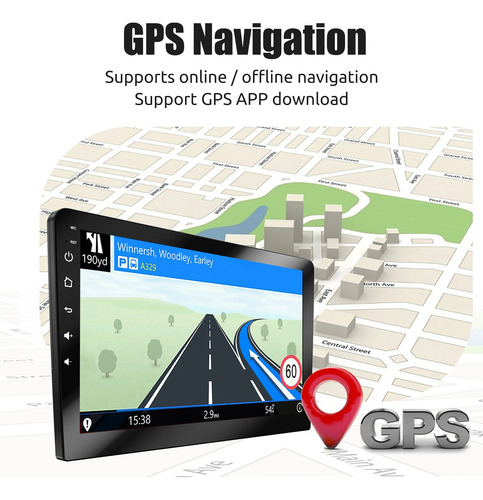 Pantalla Multimedia Android 9 4g Ram Full Hd Car Play Negro