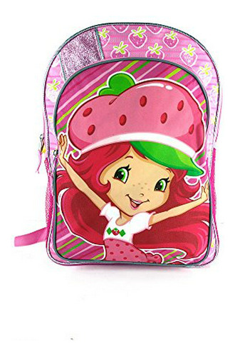 Mochila De 16 Pulgadas Rosa De Strawberry Shortcake