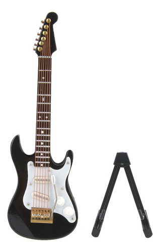 Guitarra Eléctrica Modelo Miniatura Madera Simulación Musica