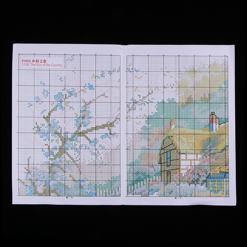 Diagrama De Punto De Cruz De Patrones De Punto 14ct 44x34cm