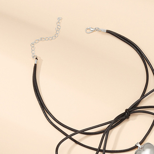 Collar De Cadena Ajustable Con Forma De Lazo Anudado (s), Co