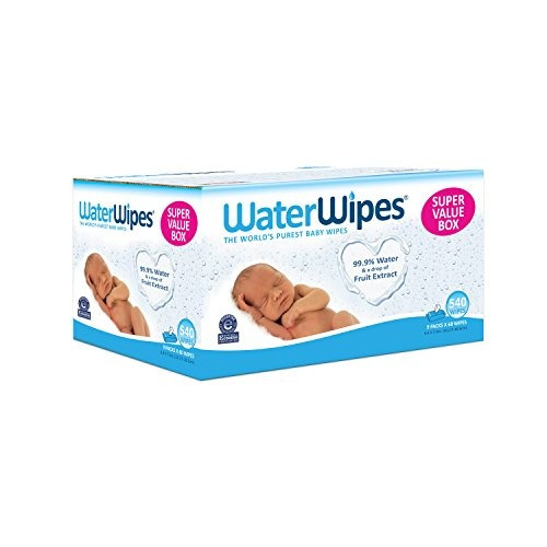 Toallitas Húmedas Para Bebé Waterwipes, 9 Paquetes De 60 Uni