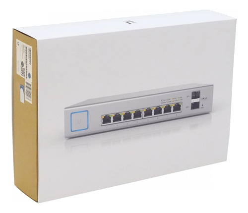 Ubiquiti Switch 120w 8 Puertos Poe Gigabit 2 Sfp Clickbox