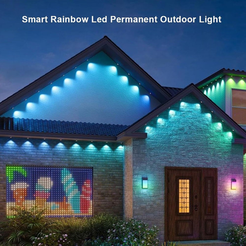Luz Led Permanente Para Exteriores Con Arcoíris Inteligente