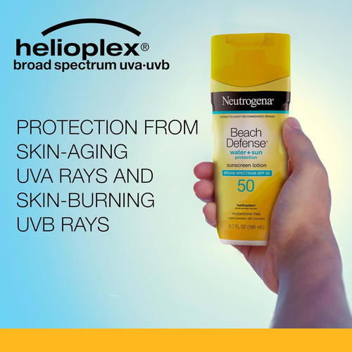 Neutrogena Beach Defense Loción De Protección Solar Spf 50 -